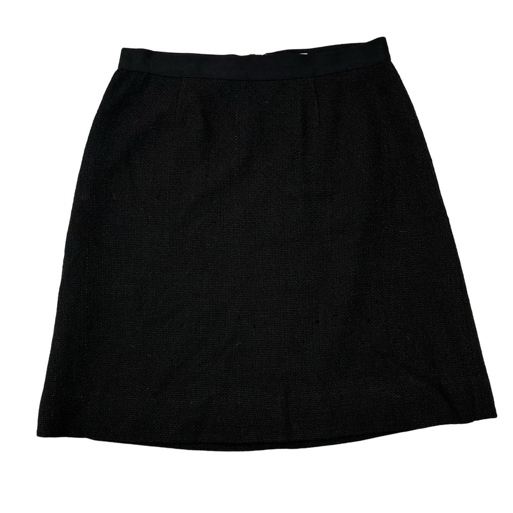 kate spade Black Tweed Pencil Skirt - Size 6